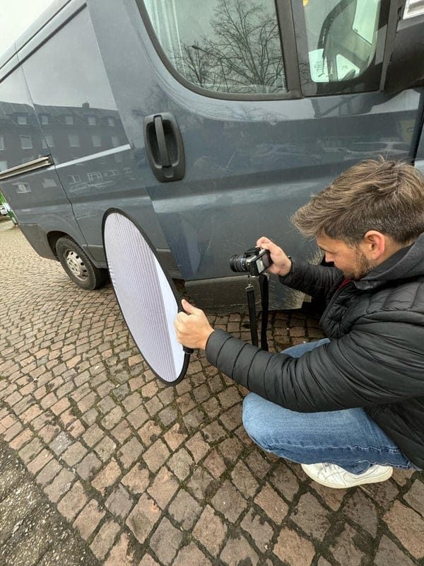 Dokumentation eines Unfallschadens für das Schadengutachten in Tönisvorst
